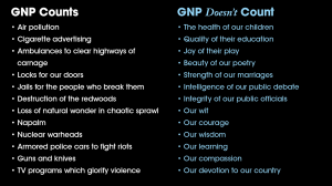 GNP vs GNH